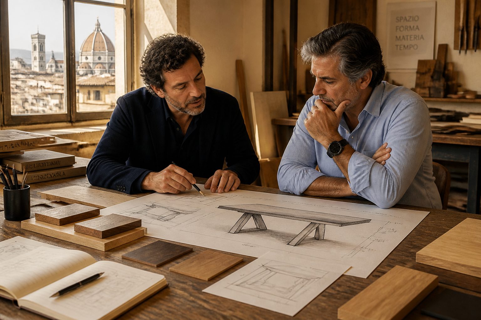 Consultation at Artigiano Casa studio