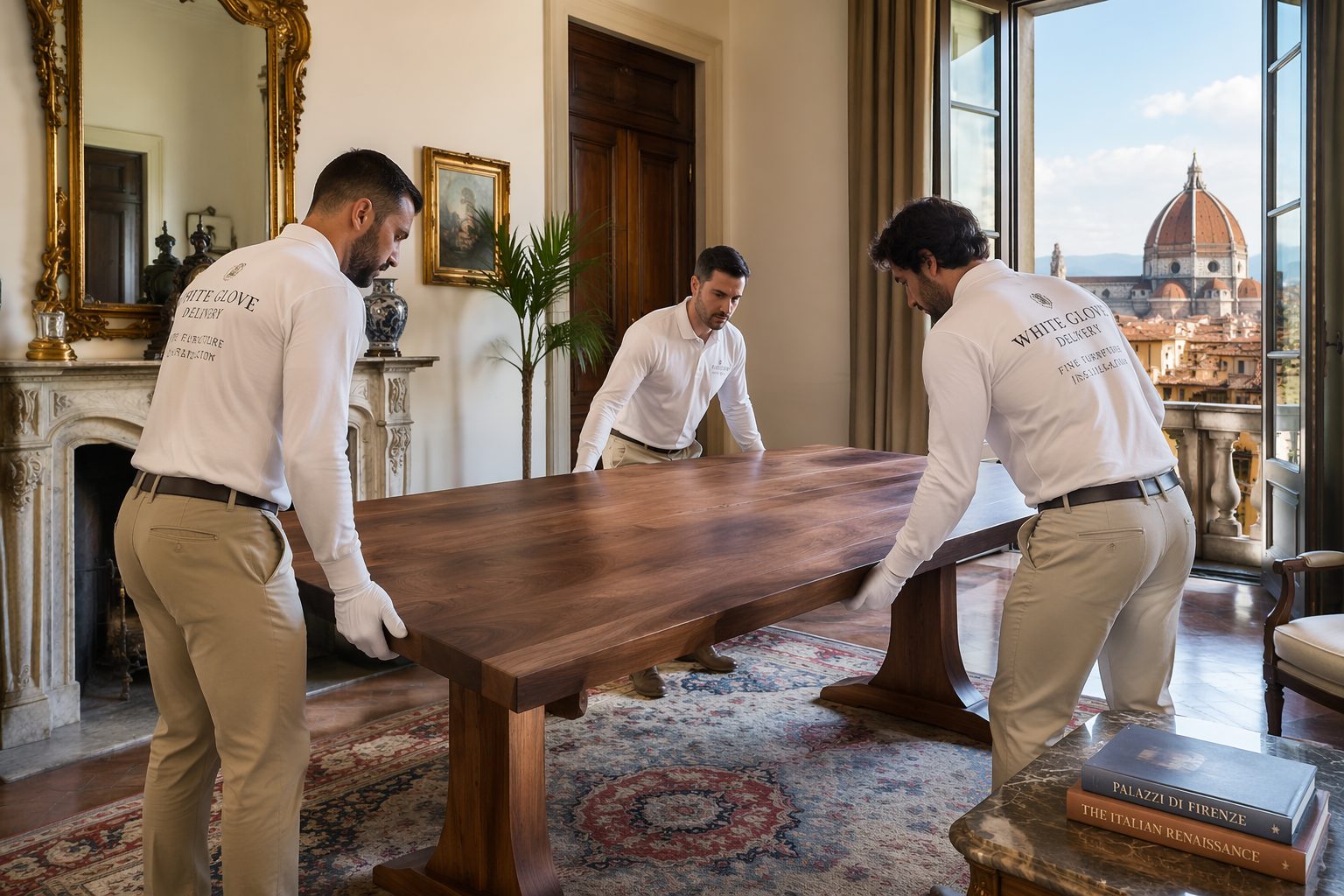 Furniture packaging delivery Florence
